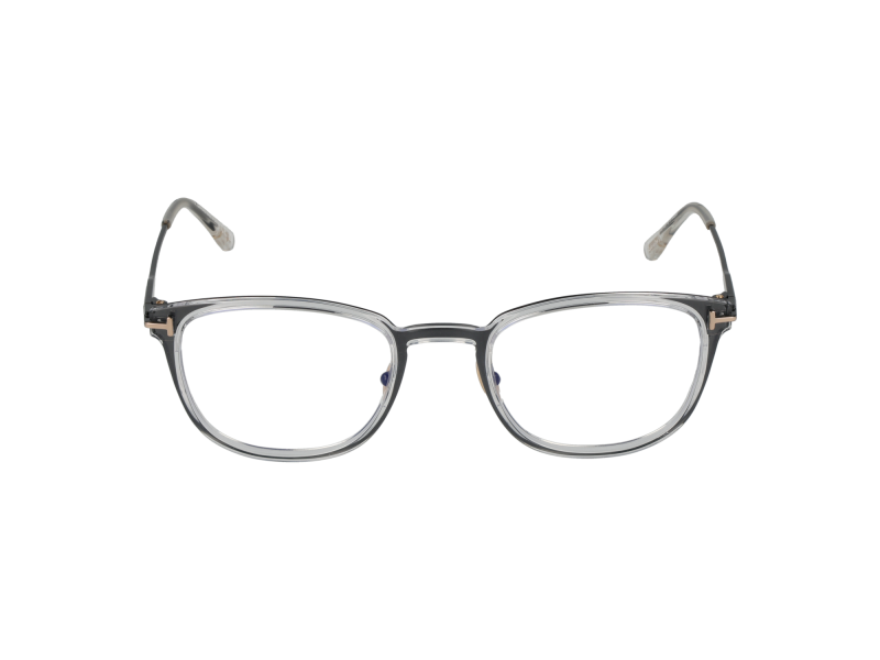 Tom Ford Optical Frame FT5694-B 001 52 Titanium  & Blue Filter