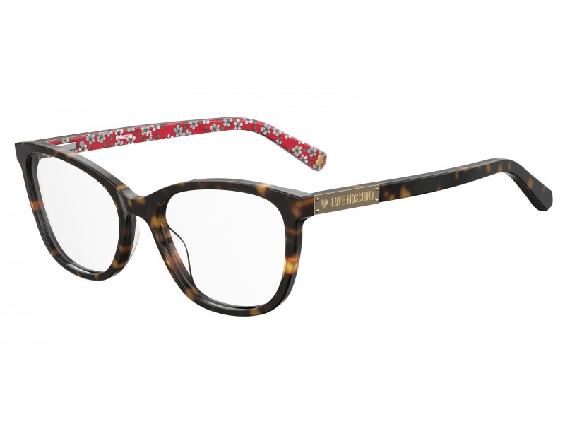 GLASSES LOVE MOSCHINO WOMEN MOL575-086 (Lens/Bridge/Temple) 53/18/140 mm)