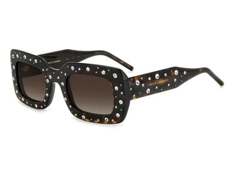 SUNGLASSES CAROLINA HERRERA WOMEN HER-0131-S-86 (Lens/Bridge/Temple) 50/26/145 mm)