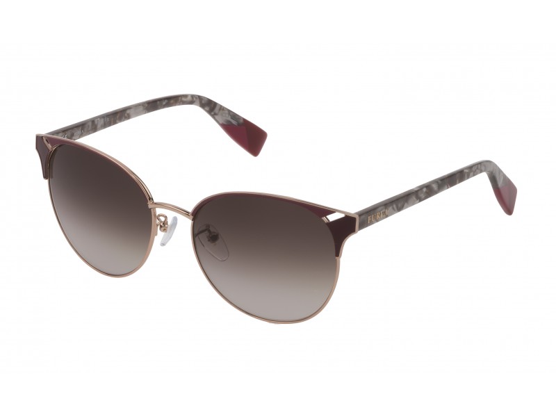 SUNGLASSES FURLA WOMEN SFU344-5608M6 (Lens/Bridge/Temple) 56/17/140 mm)