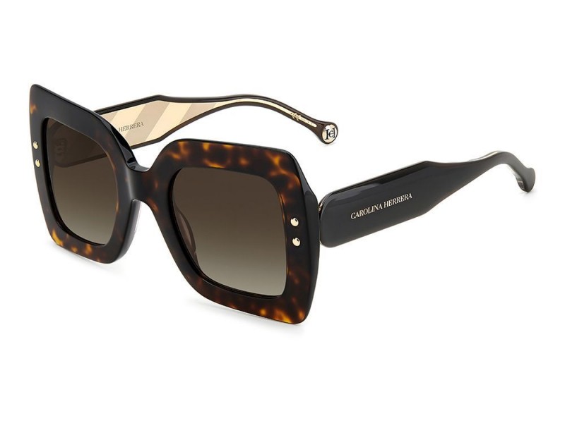SUNGLASSES CAROLINA HERRERA WOMEN HER-0082-S-86 (Lens/Bridge/Temple) 51/19/145 mm)