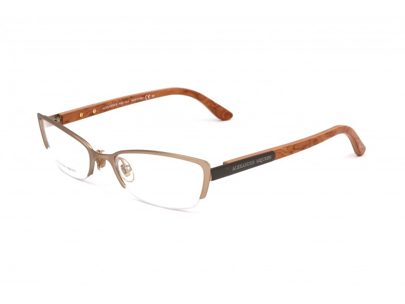 GLASSES ALEXANDER MCQUEEN WOMAN AMQ4183WCX (Lens/Bridge/Temple) 53/18/135 mm)