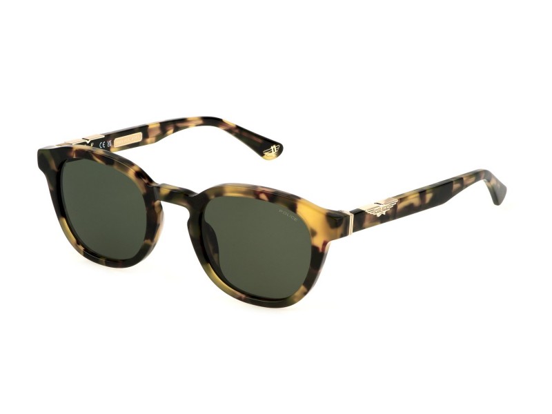 SUNGLASSES POLICE MAN SPLL82-500AGG (Lens/Bridge/Temple) 50/24/145 mm)