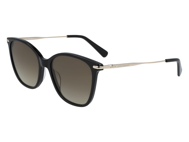 SUNGLASSES LONGCHAMP WOMEN LO660S-001 (Lens/Bridge/Temple) 54/17/140 mm)