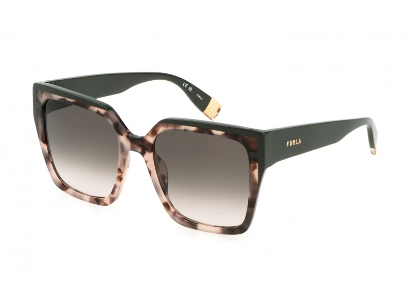 SUNGLASSES FURLA WOMEN SFU695-550AGK (Lens/Bridge/Temple) 55/19/140 mm)
