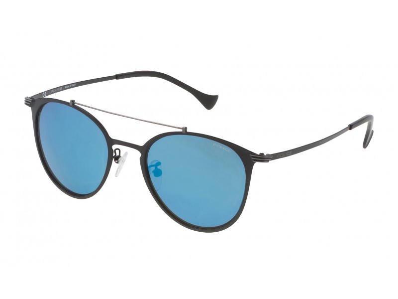 SUNGLASSES POLICE UNISEX SPL15651599B (Lens/Bridge/Temple) 51/20/145 mm)