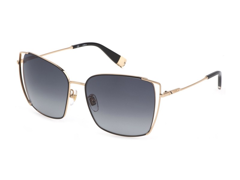 SUNGLASSES FURLA WOMEN SFU600-590301 (Lens/Bridge/Temple) 59/16/135 mm)