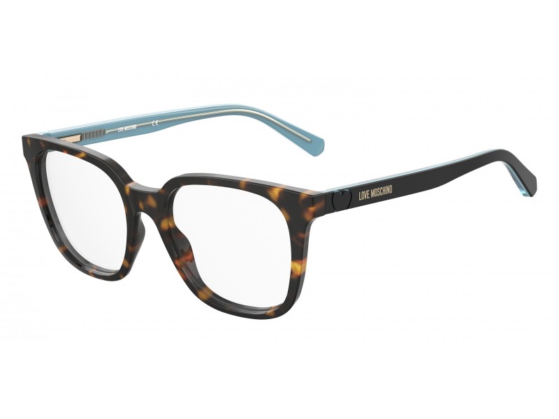 GLASSES LOVE MOSCHINO WOMEN MOL590-086 (Lens/Bridge/Temple) 52/17/140 mm)