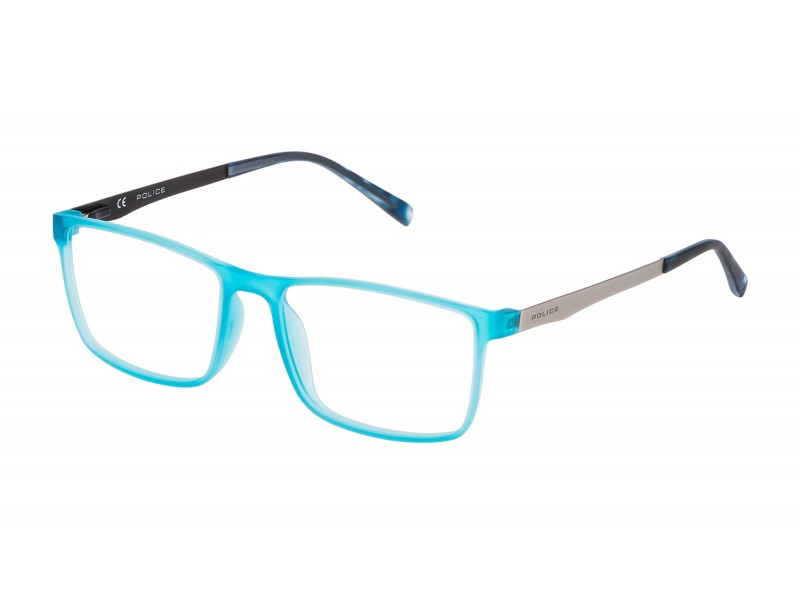 GLASSES POLICE MAN VPL258M543GRG (Lens/Bridge/Temple) 54/17/140 mm)