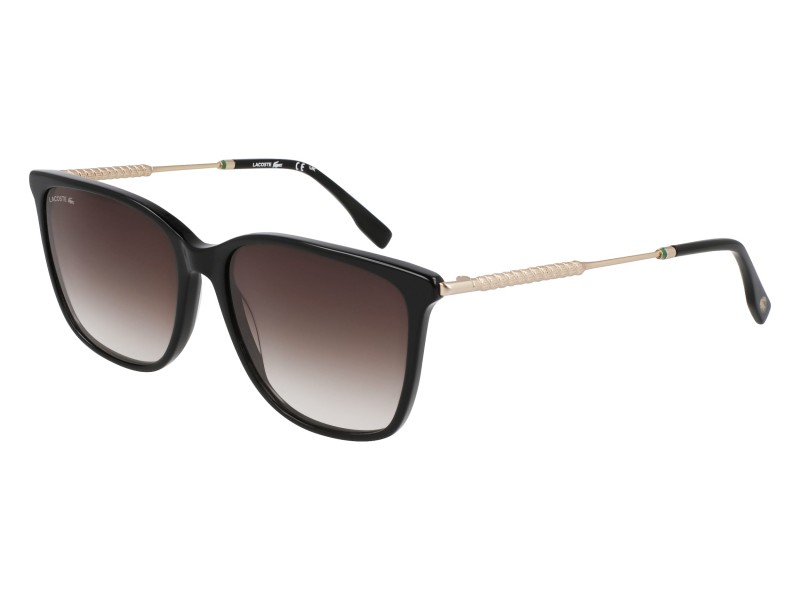 SUNGLASSES LACOSTE WOMEN L6016S-001 (Lens/Bridge/Temple) 57/16/140 mm)