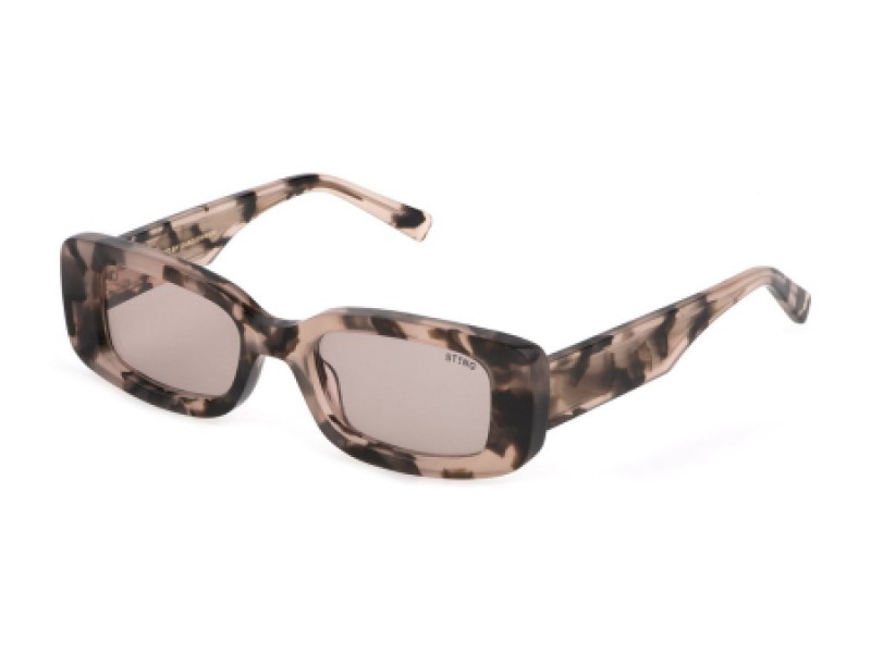 SUNGLASSES STING UNISEX SST441-5107TB (Lens/Bridge/Temple) 51/19/140 mm)