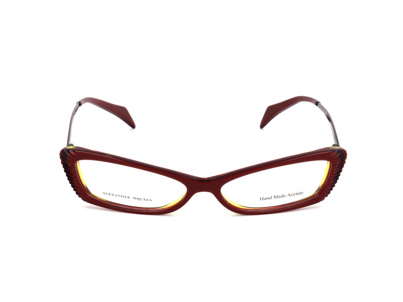 GLASSES ALEXANDER MCQUEEN WOMAN AMQ4163W0B (Lens/Bridge/Temple) 52/14/145 mm)