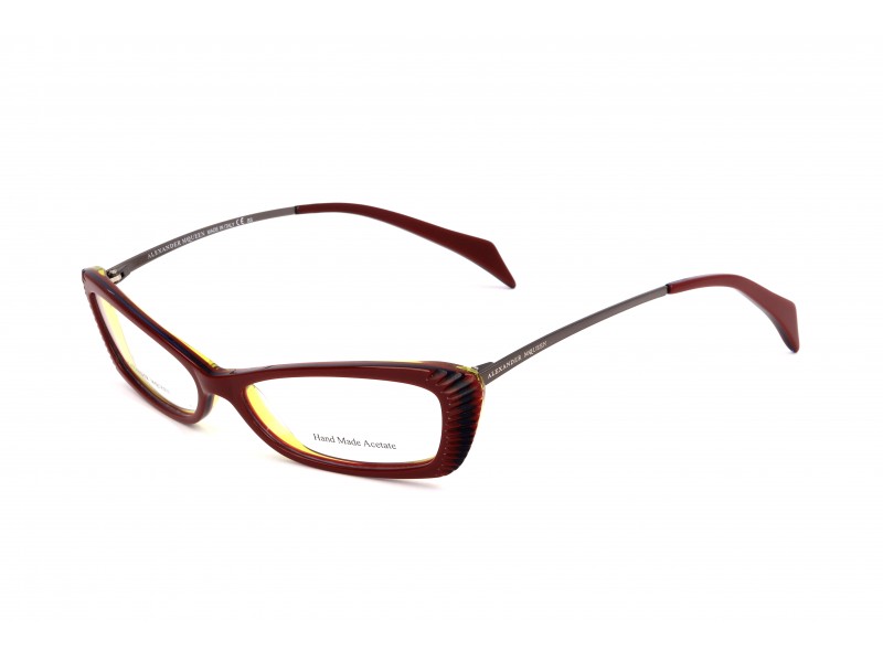 GLASSES ALEXANDER MCQUEEN WOMAN AMQ4163W0B (Lens/Bridge/Temple) 52/14/145 mm)