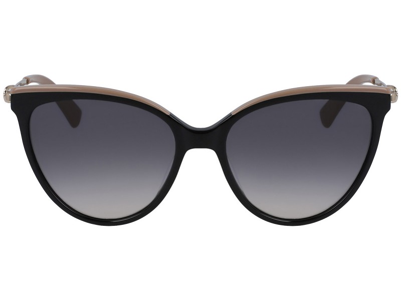 SUNGLASSES LONGCHAMP WOMEN LO675S-001 (Lens/Bridge/Temple) 55/16/140 mm)