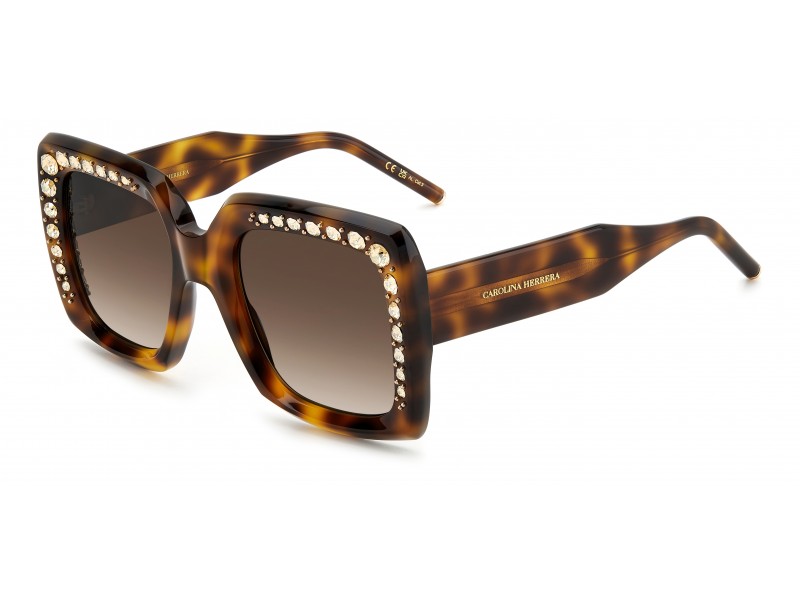 SUNGLASSES CAROLINA HERRERA WOMAN HER0178SWR9 (Lens/Bridge/Temple) 53/23/145 mm)