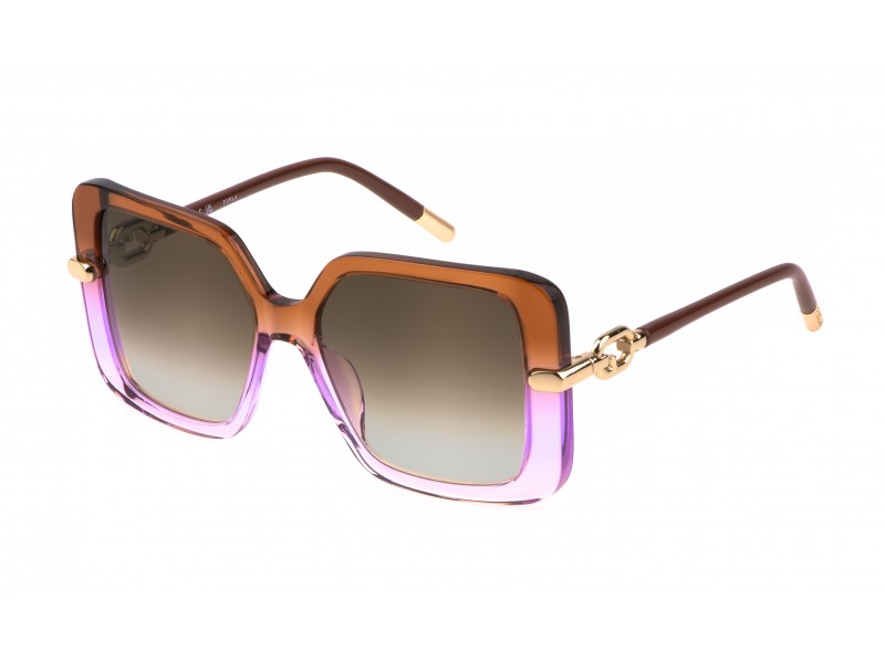 SUNGLASSES FURLA WOMEN SFU712-5406B1 (Lens/Bridge/Temple) 54/16/140 mm)