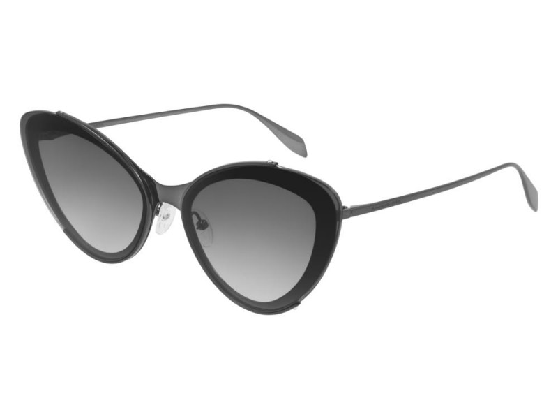 SUNGLASSES ALEXANDER MCQUEEN WOMEN AM0251S-001 (Lens/Bridge/Temple) 66/145/17 mm)