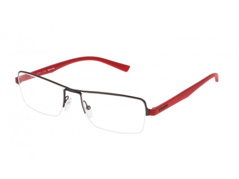 GLASSES POLICE MAN VPL257-520568 (Lens/Bridge/Temple) 52/19/140 mm)