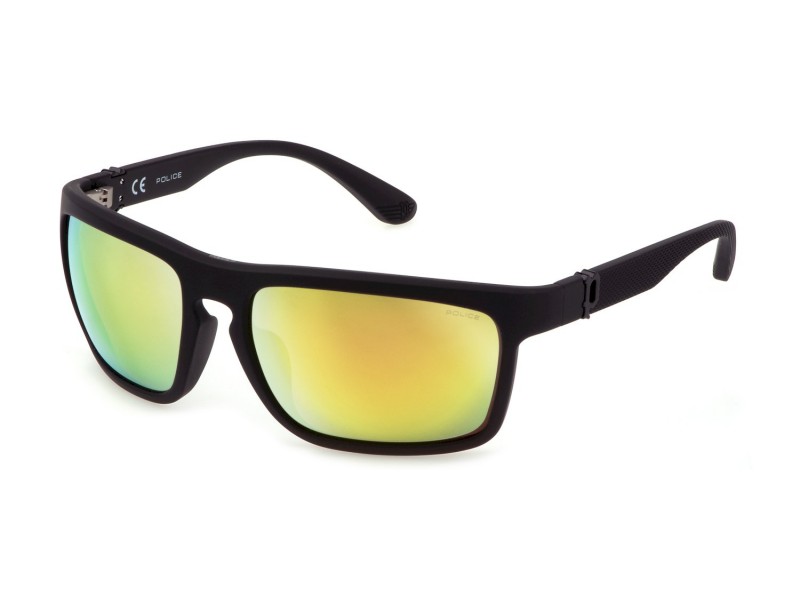 SUNGLASSES POLICE MAN SPLF63-63U28G (Lens/Bridge/Temple) 63/18/130 mm)