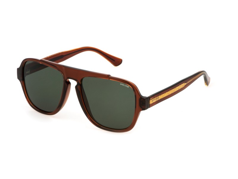 SUNGLASSES POLICE MAN SPLP57-5506PQ (Lens/Bridge/Temple) 55/17/145 mm)