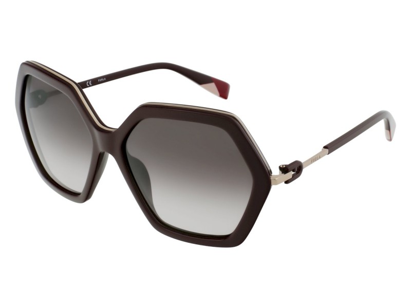 SUNGLASSES FURLA WOMEN SFU460-5701CK (Lens/Bridge/Temple) 57/15/140 mm)