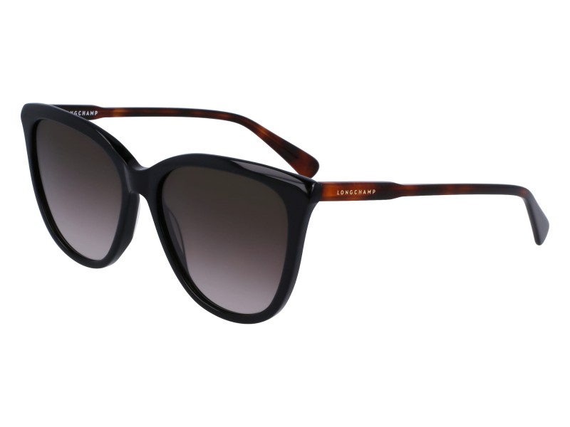 SUNGLASSES LONGCHAMP WOMEN LO718S-001 (Lens/Bridge/Temple) 56/16/140 mm)