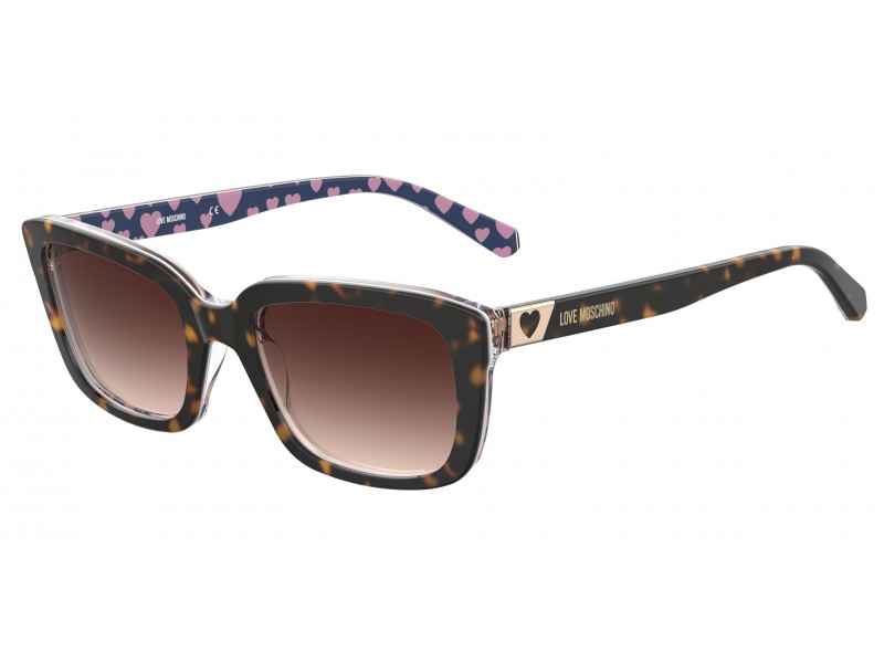 SUNGLASSES LOVE MOSCHINO WOMEN MOL042S086F3H (Lens/Bridge/Temple) 53/17/145 mm)