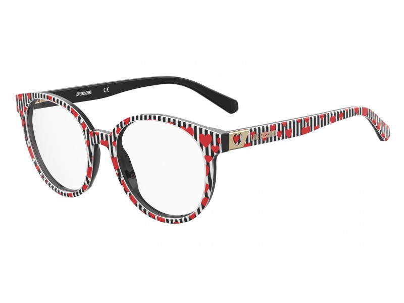 GLASSES LOVE MOSCHINO WOMEN MOL584-7RM (Lens/Bridge/Temple) 52/18/140 mm)
