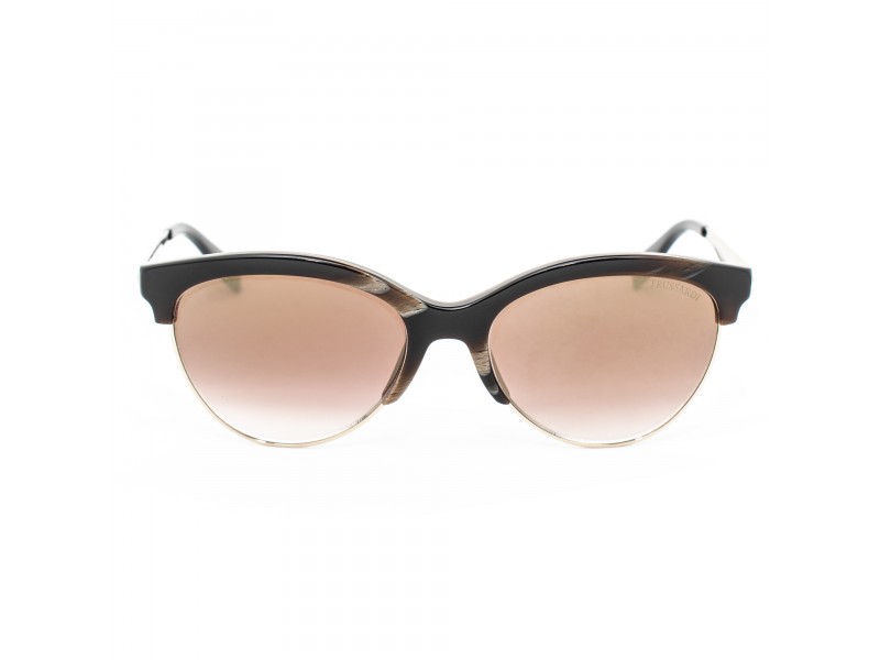 SUNGLASSES TRUSSARDI WOMAN STR019-091K (Lens/Bridge/Temple) 55/18/140 mm)