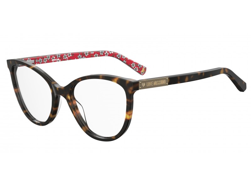 GLASSES LOVE MOSCHINO WOMEN MOL574-086 (Lens/Bridge/Temple) 53/20/140 mm)