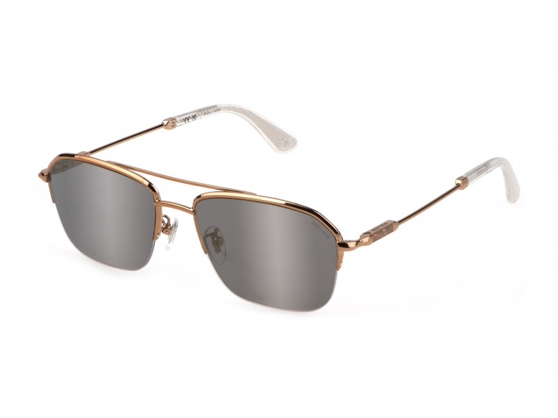 SUNGLASSES POLICE MAN SPLL18-568FFG (Lens/Bridge/Temple) 56/18/145 mm)