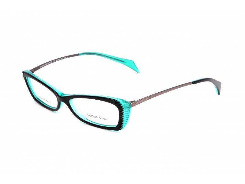 GLASSES ALEXANDER MCQUEEN WOMAN AMQ4163R2K (Lens/Bridge/Temple) 52/14/145 mm)