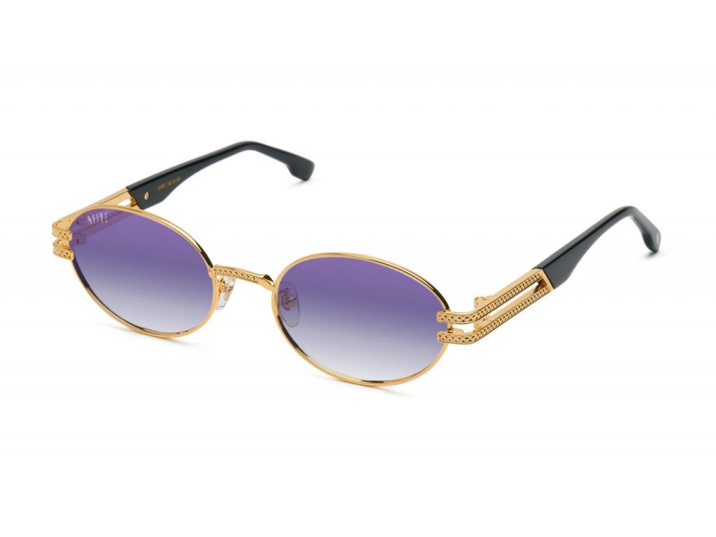 9FIVE Unisex Sunglasses LOTUS/GLDBlue/53