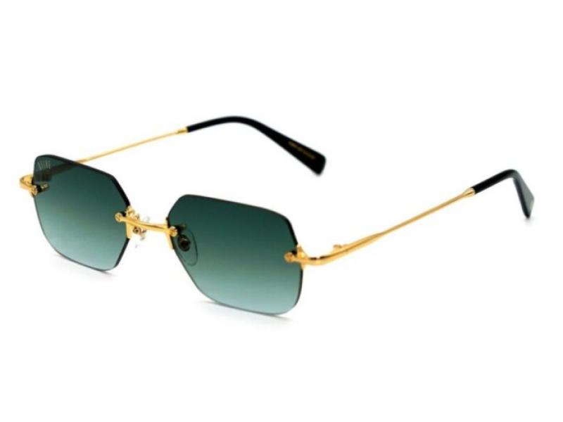 9FIVE Unisex Sunglasses CLARITYLITE/GLDGreen/53